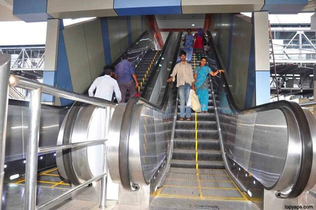 Metro-escalator